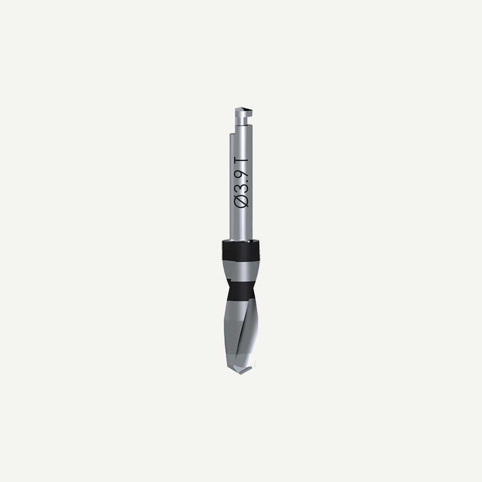 Kit frese chirurgiche Tapered–Short. Fresa a spirales ∅2.2, 3.0T, 3.4T, 3.9T, 4.4T, and 4.9T